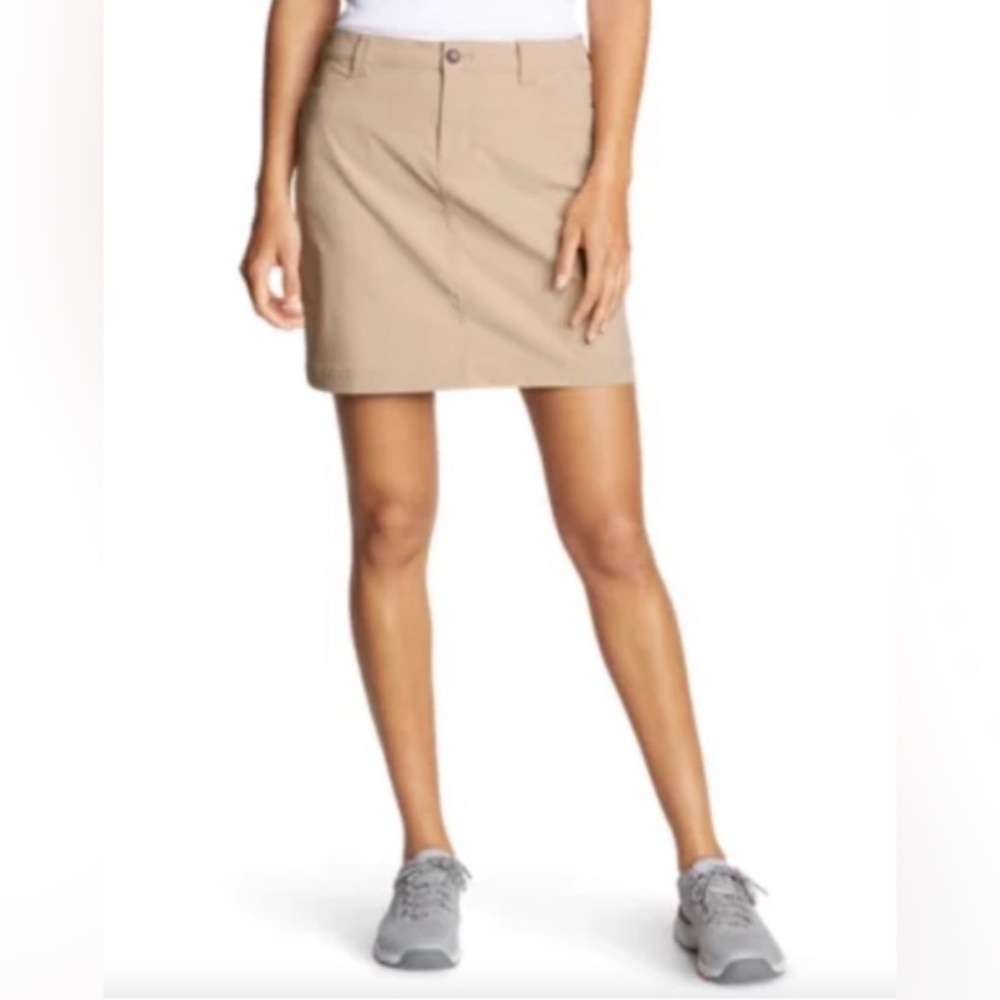 Eddie Bauer Adventurer Travex Tan Mini Skort